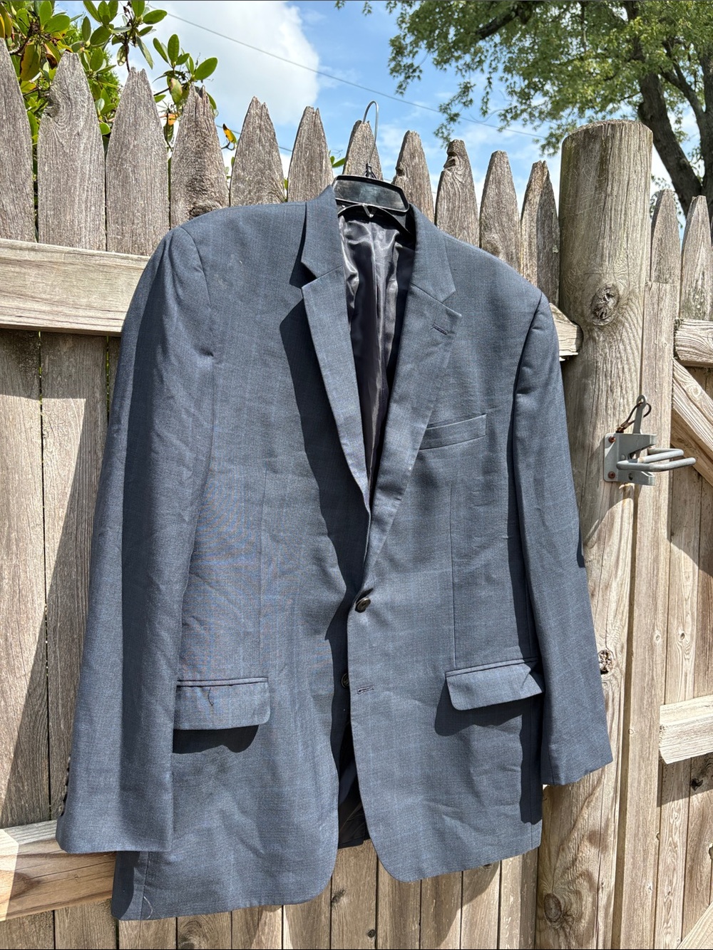 Chaps 44L blue wool blazer!